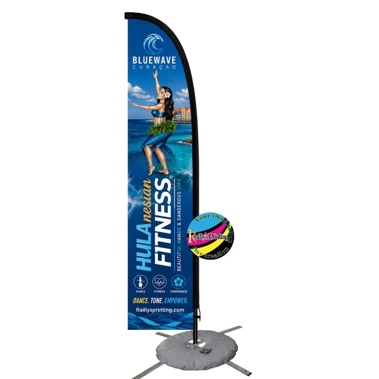 Beach Flag full set (flag, pole & base)