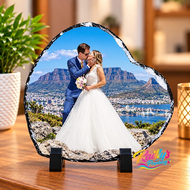 Heart flat stone (6 inch)