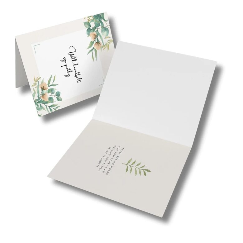 Personalized folded card