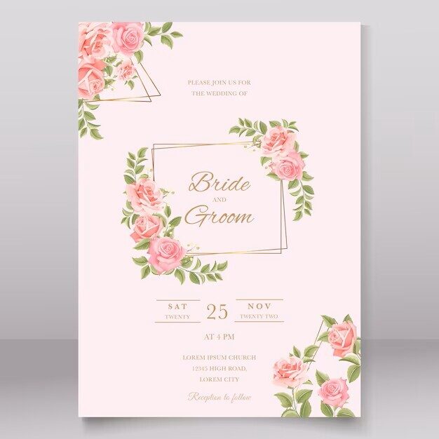 Invitation card A5