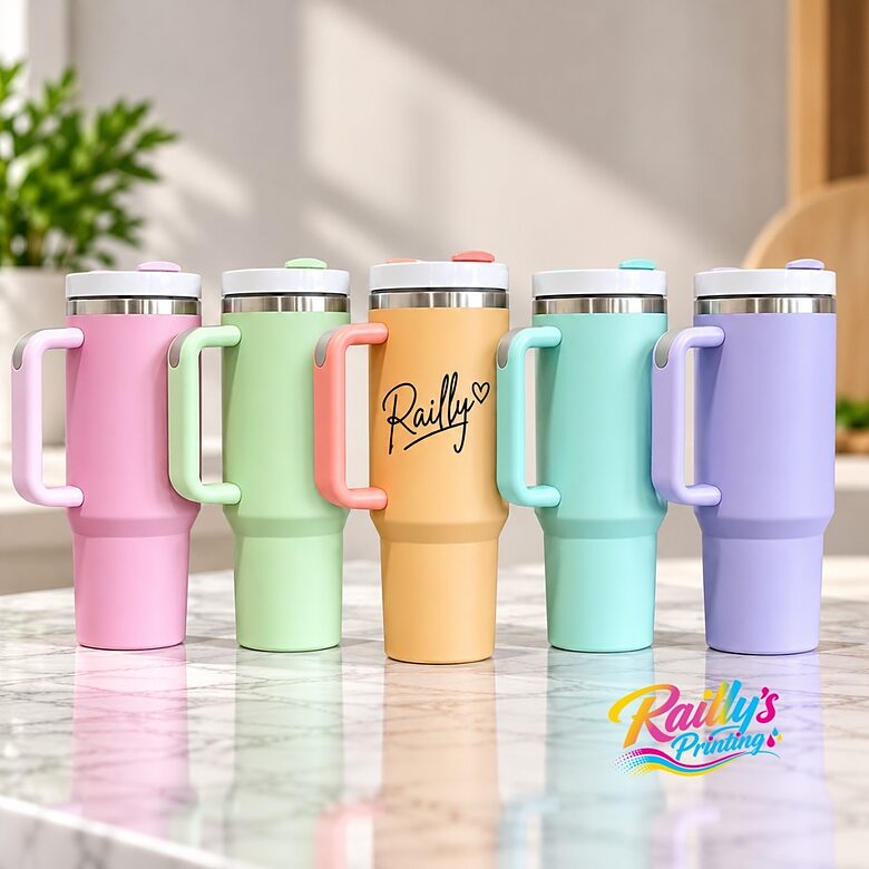 Macaron matte tumbler 40 oz.
