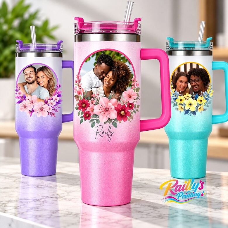 Ombré tumbler 40 oz.