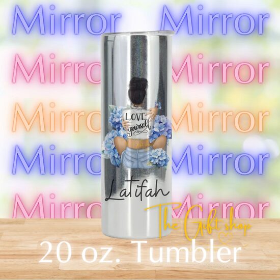 Magic mirror straight 20 oz. tumbler