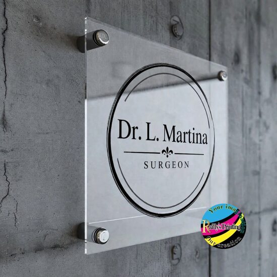 Custom Acrylic signboard