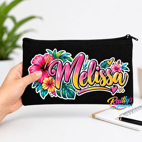Canvas zipper pouch