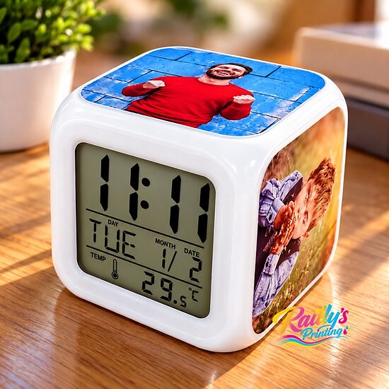 Led digital alarm clock