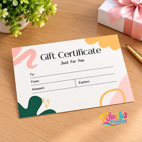 Gift certificate A5
