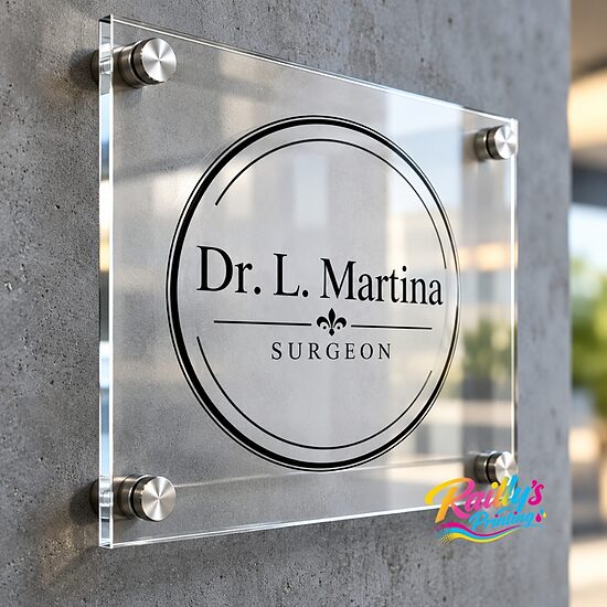 Custom Acrylic signboard
