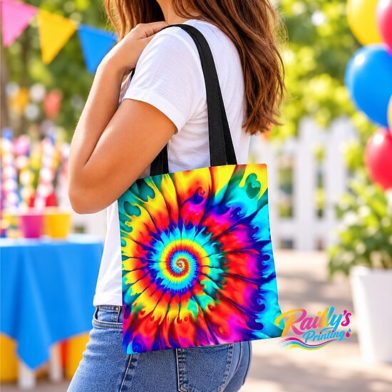 Full print promo tote bag