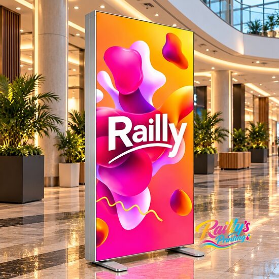 Double-sided light box