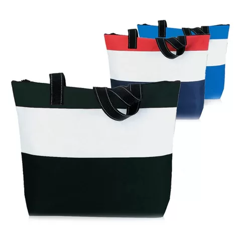 Beach Tote Bag with Zipper