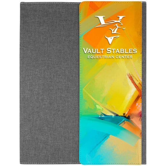 Portfolio Flap Front Cover with Note Pad (9 1/2" x 12")