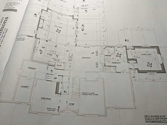 Construction drawing print (Bouwtekening)