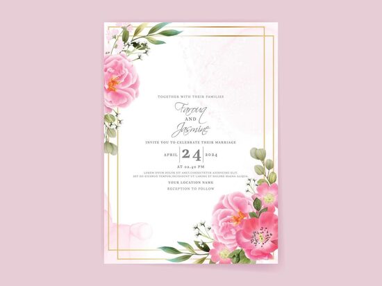 Invitation card A6