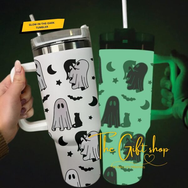 Glow-in-the-dark Stanley Style tumbler 40 oz.