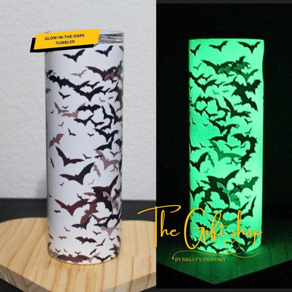 Glow-in-the-dark 20 oz. tumbler