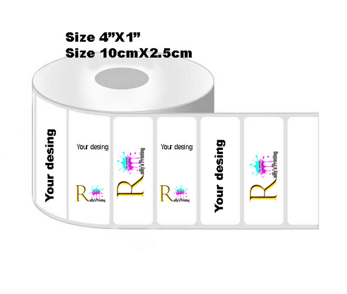 Waterproof label 4"X1"/ 10cmX2.5cm