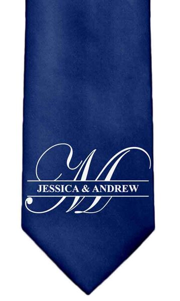 Custom wedding tie