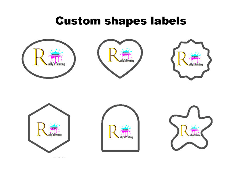 Custom shapes label